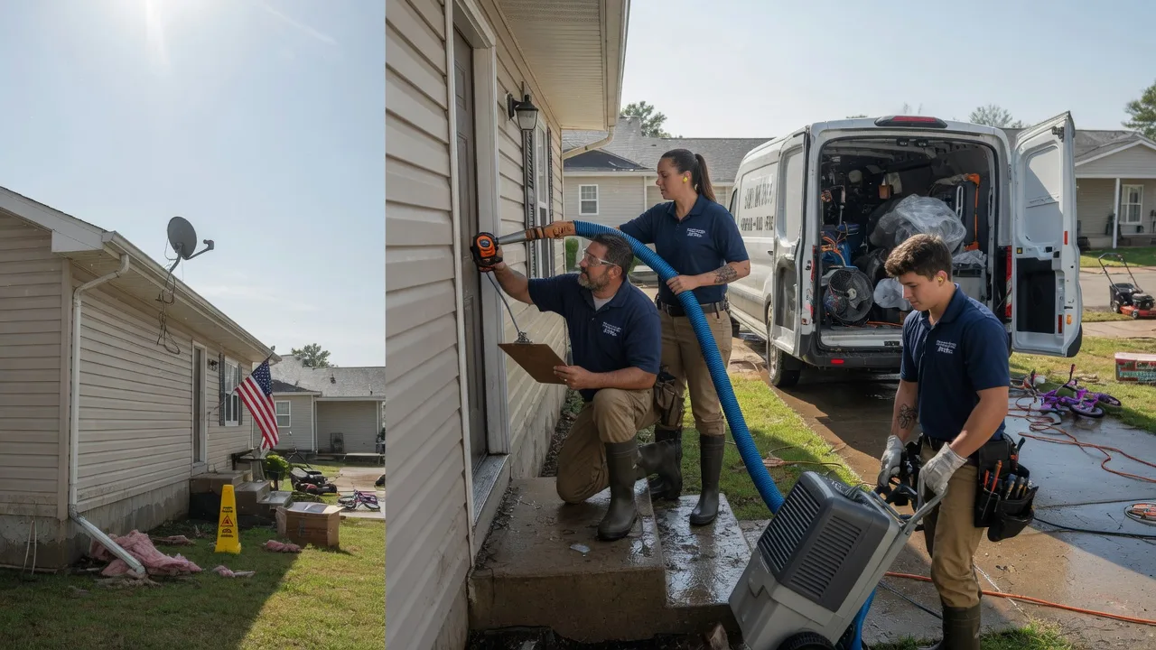 Ceiling Water Damage Restoration in Lake Village, IN near me